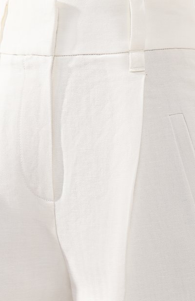 Брюки из смеси льна и хлопка BRUNELLO CUCINELLI, арт. MH123P7198, фото 5