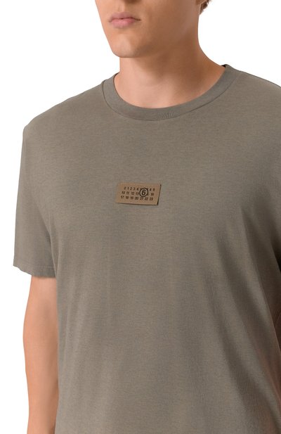 Хлопковая футболка MM6, арт. SH0GC0059/M20048, фото 5