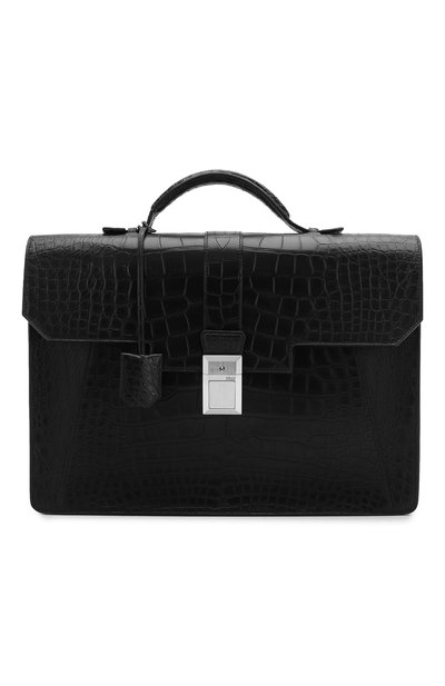 Портфель из кожи аллигатора ZILLI, арт. MJL-0BB08-10100/0001/AMIS, фото 1