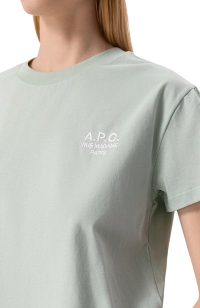 Хлопковая футболка A.P.C., арт. C0HBM-F26389, фото 5