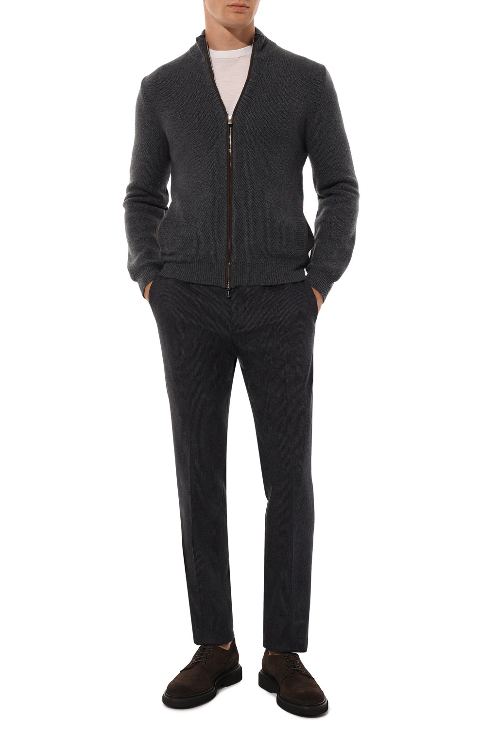 Шерстяные брюки CORNELIANI, арт. 945B01-9417519, фото 2