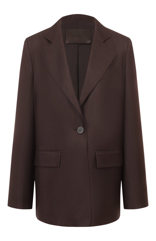 Шелковый жакет MVST M25.1PW.J002/ZEGNA Коричневый M25.1PW.J002/ZEGNA