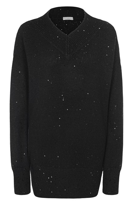 Женский пуловер из кашемир�а и шелка BRUNELLO CUCINELLI, арт. M73539922