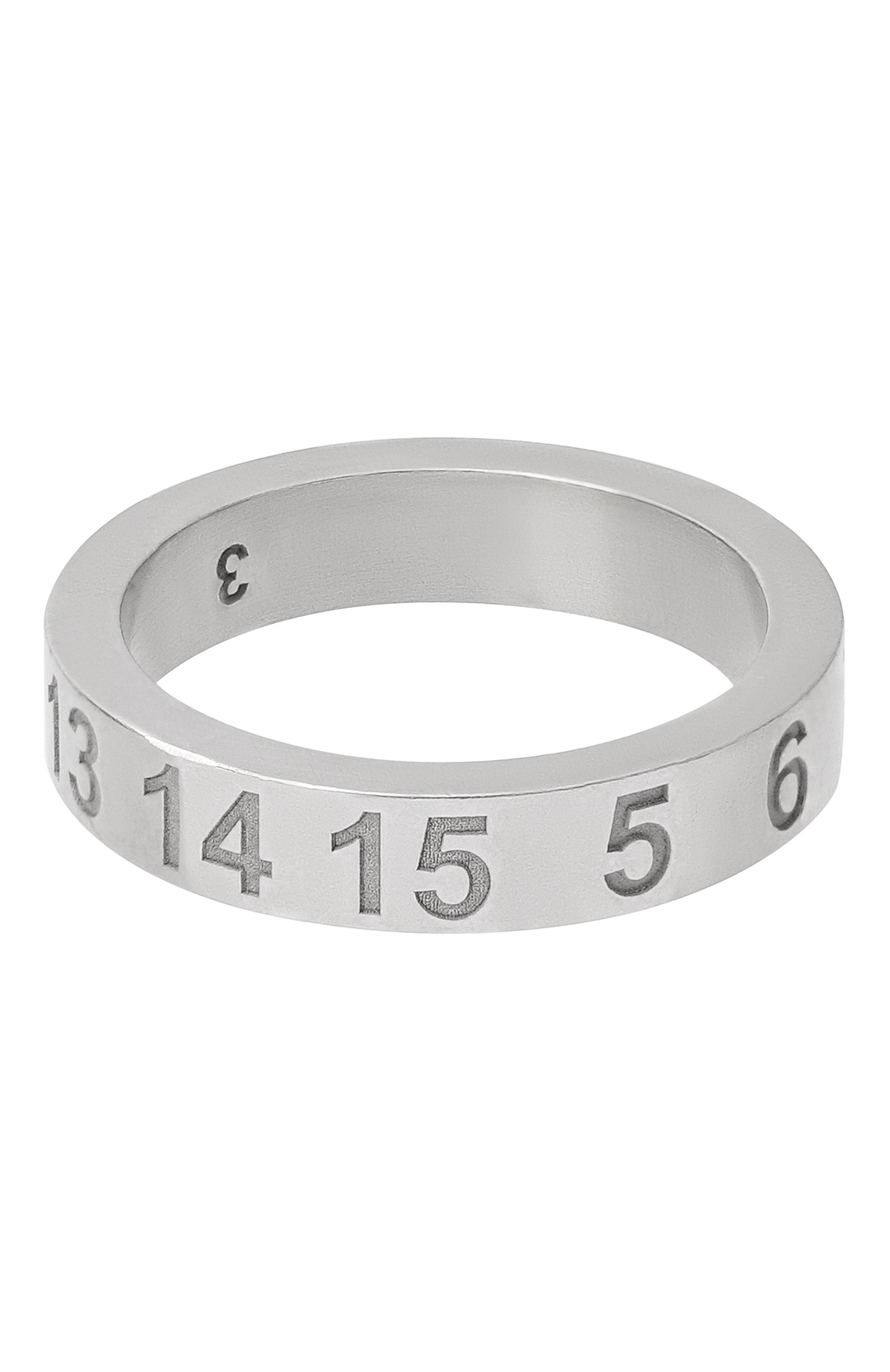 Кольцо MAISON MARGIELA серебряного цвета по цене 49800 руб., арт. SI8UQ0001 SV0129, фото 3 Кольцо MAISON MARGIELA, арт. SI8UQ0001 SV0129, фото 3