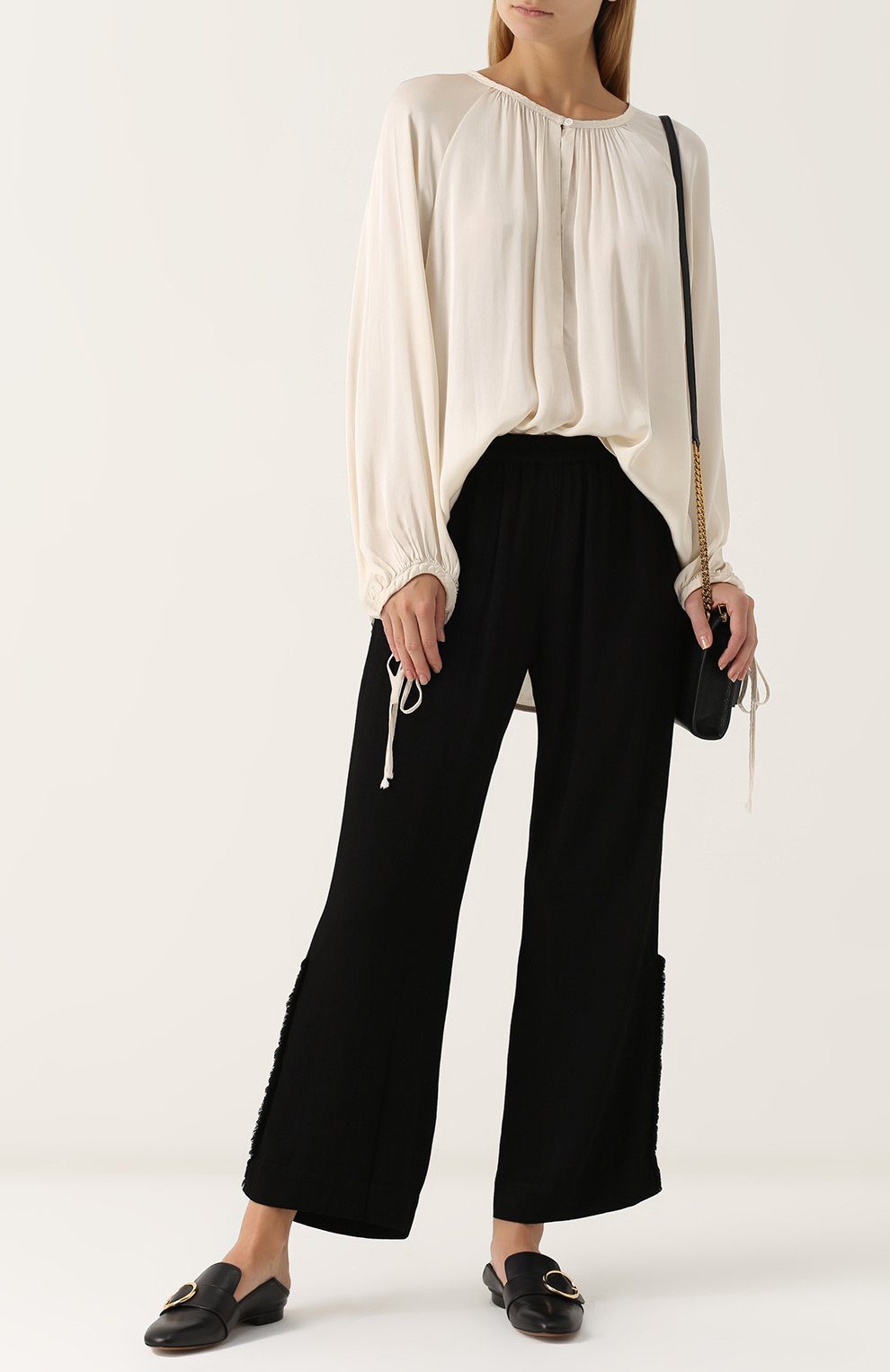 Блузка из вискозы и хлопка RAQUEL ALLEGRA, арт. Y74-6670, фото 2