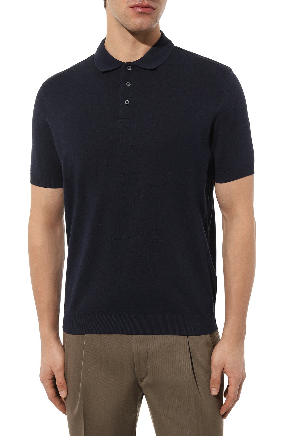 Хлопковое поло CORNELIANI, арт. 91G510-3125010, фото 3