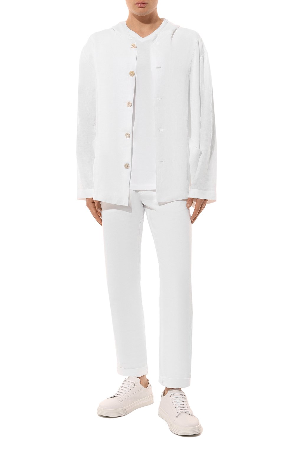 Льняная рубашка KITON, арт. UMCLUCAH08838, фото 2