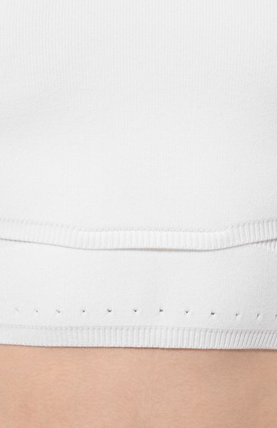 Топ из вискозы AND THE BRAND белого цвета по цене 29400 руб., арт. S24-TP030-1203-100, фото 5 Топ из вискозы AND THE BRAND, арт. S24-TP030-1203-100, фото 5