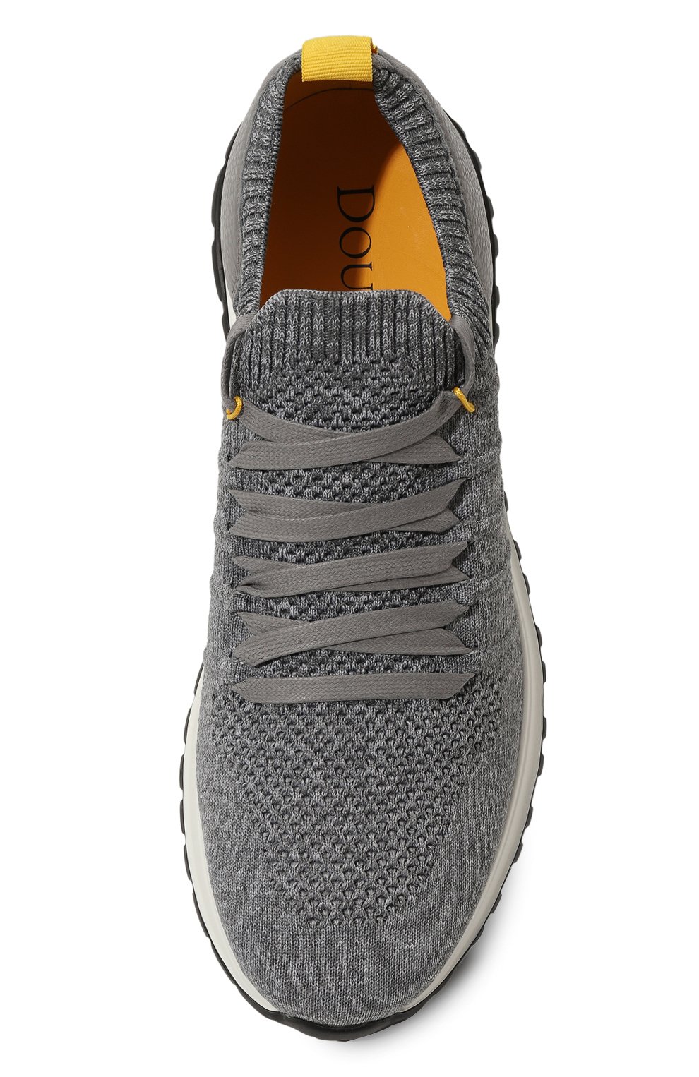 Текстильные кроссовки DOUCAL'S серого цвета по цене 46950 руб., арт. DU3222SYDNPZ658NN10, фото 6 Текстильные кроссовки DOUCAL'S, арт. DU3222SYDNPZ658NN10, фото 6