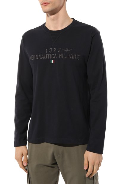 Хлопковый лонгслив AERONAUTICA MILITARE, арт. 231/TS2052J584, фото 3
