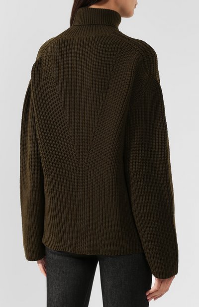 Кашемировый свитер BOTTEGA VENETA зеленого цвета по цене 281500 руб., арт. 568831/VA7N0, фото 4 Кашемировый свитер BOTTEGA VENETA, арт. 568831/VA7N0, фото 4