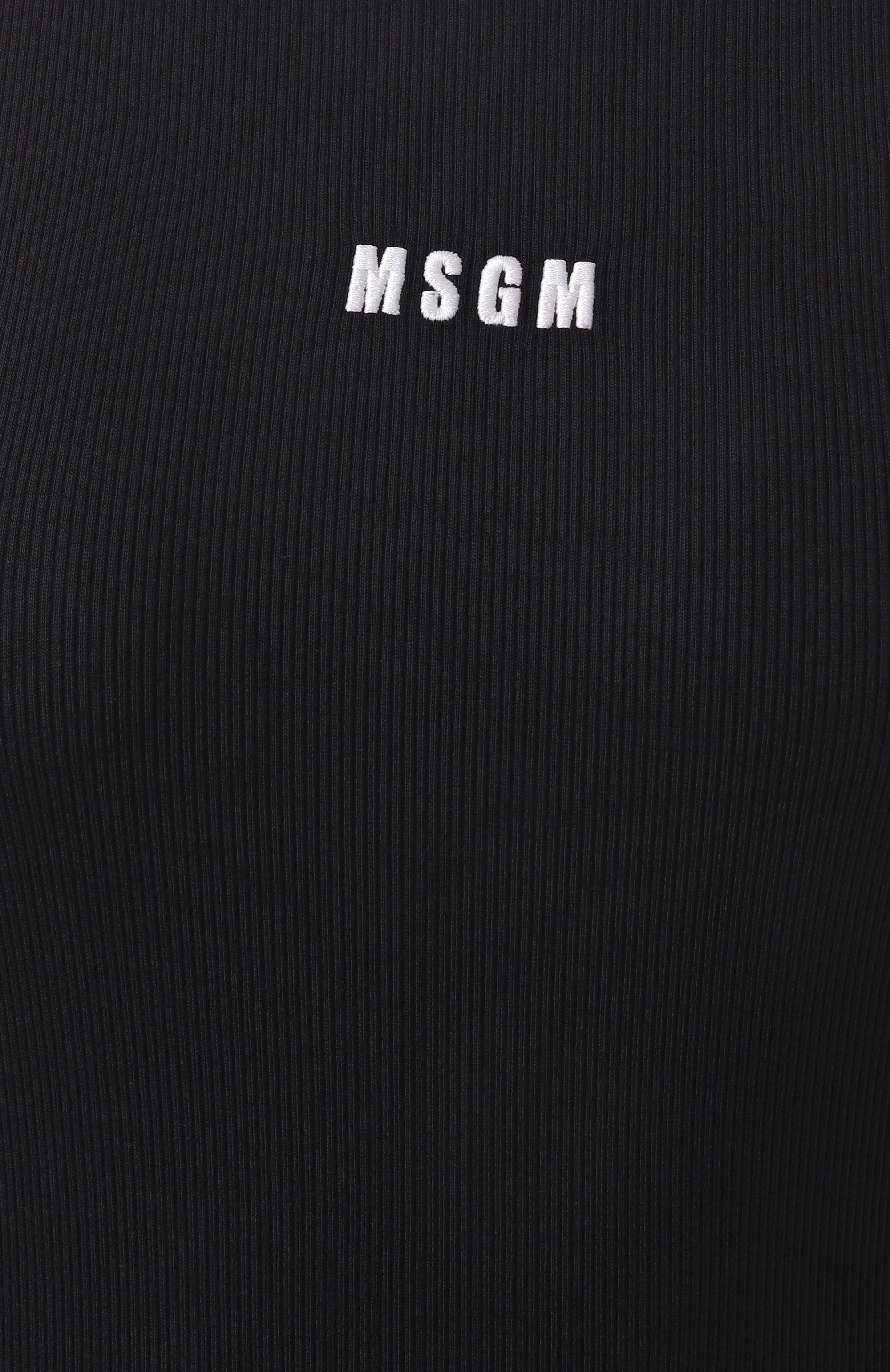Хлопковое платье MSGM, арт. 3841MDA87/257120, фото 6