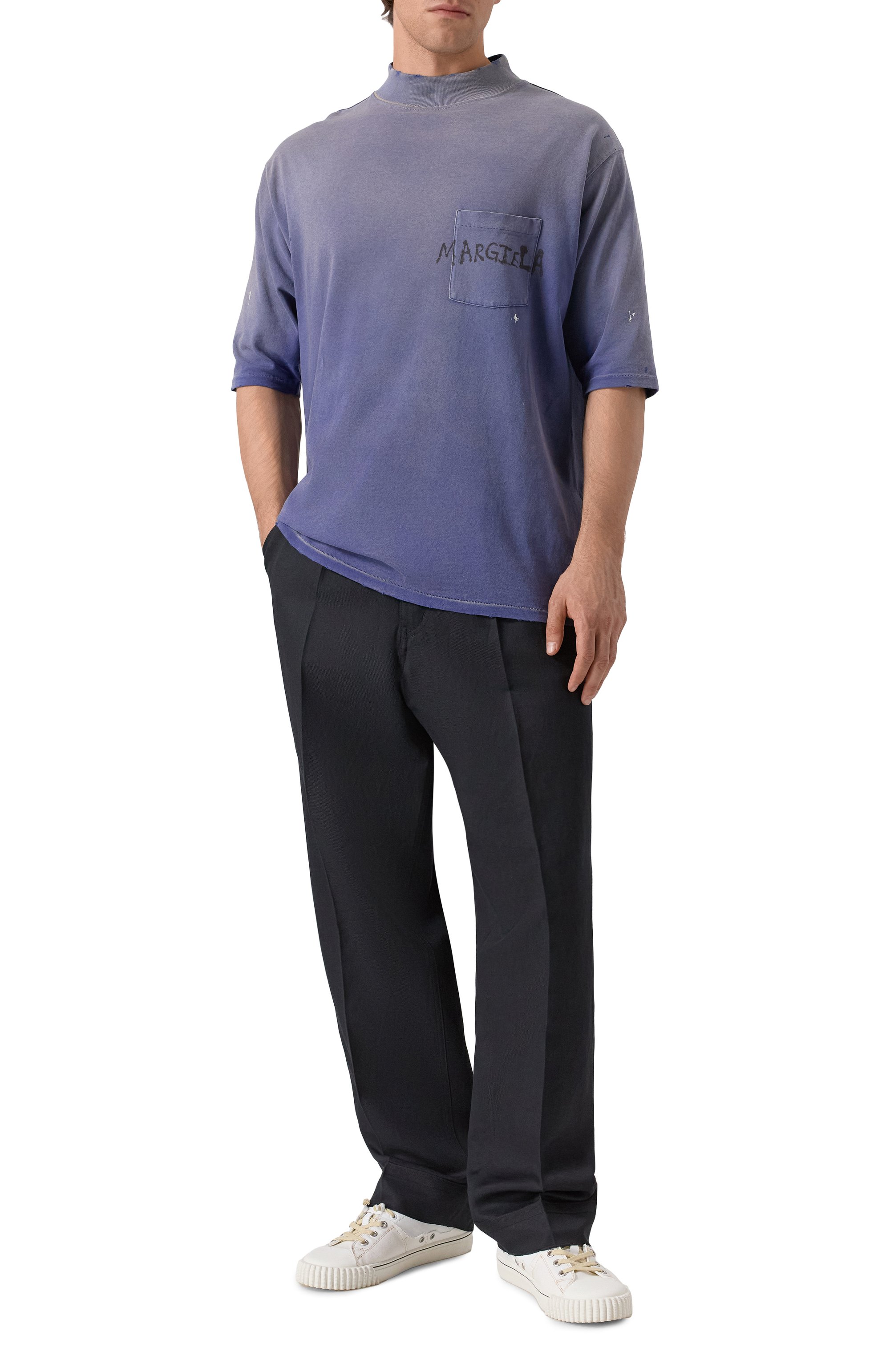 Брюки из шерсти и льна MAISON MARGIELA, арт. S50KA0678/M35287, фото 2