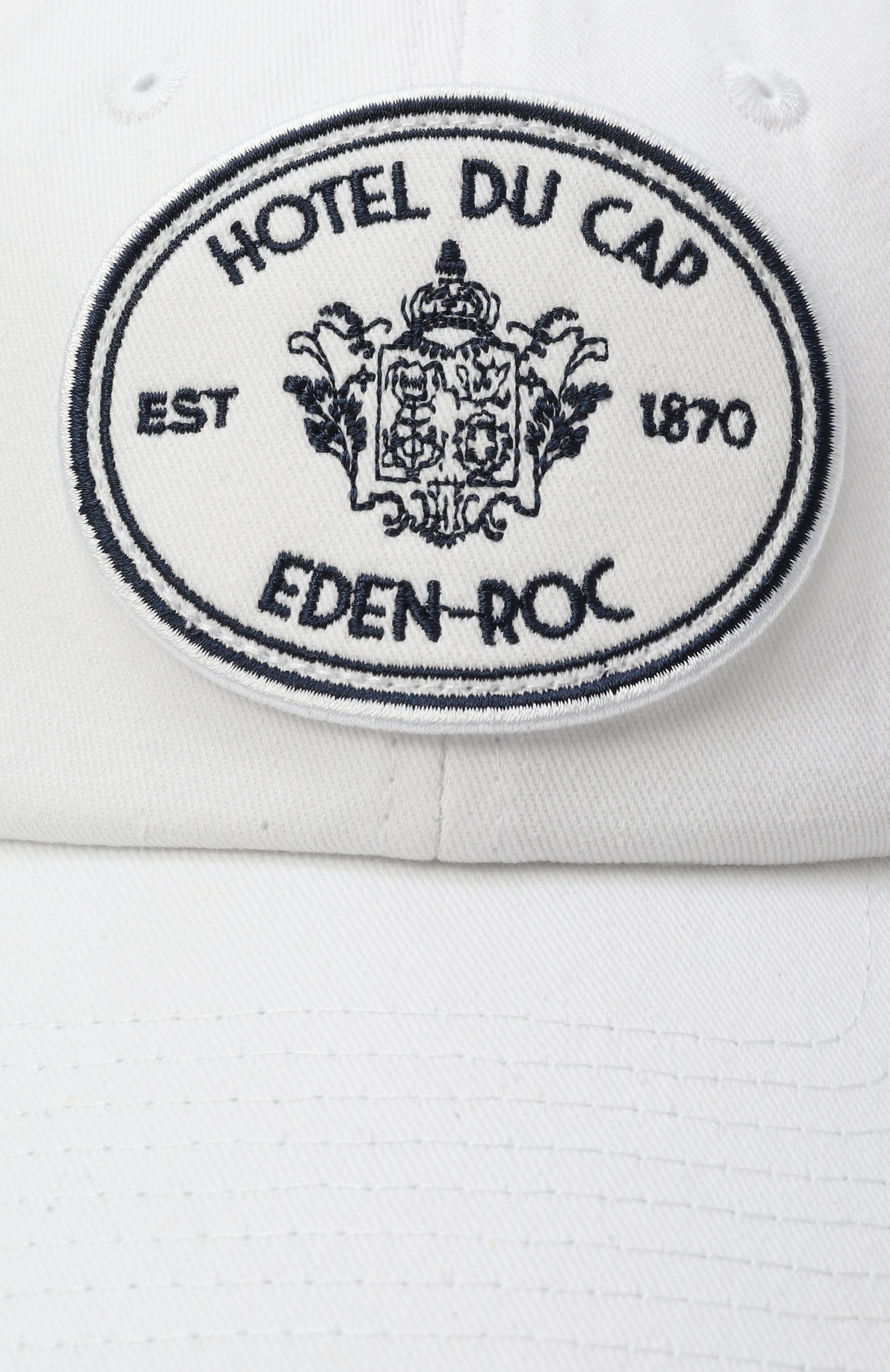 Хлопковая бейсболка sporty & rich x hotel du cap-eden-roc SPORTY AND RICH, арт. AC04060621WH01, фото 3