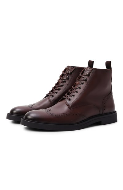 Мужские кожаные ботинки calev BOSS, арт. 50552551