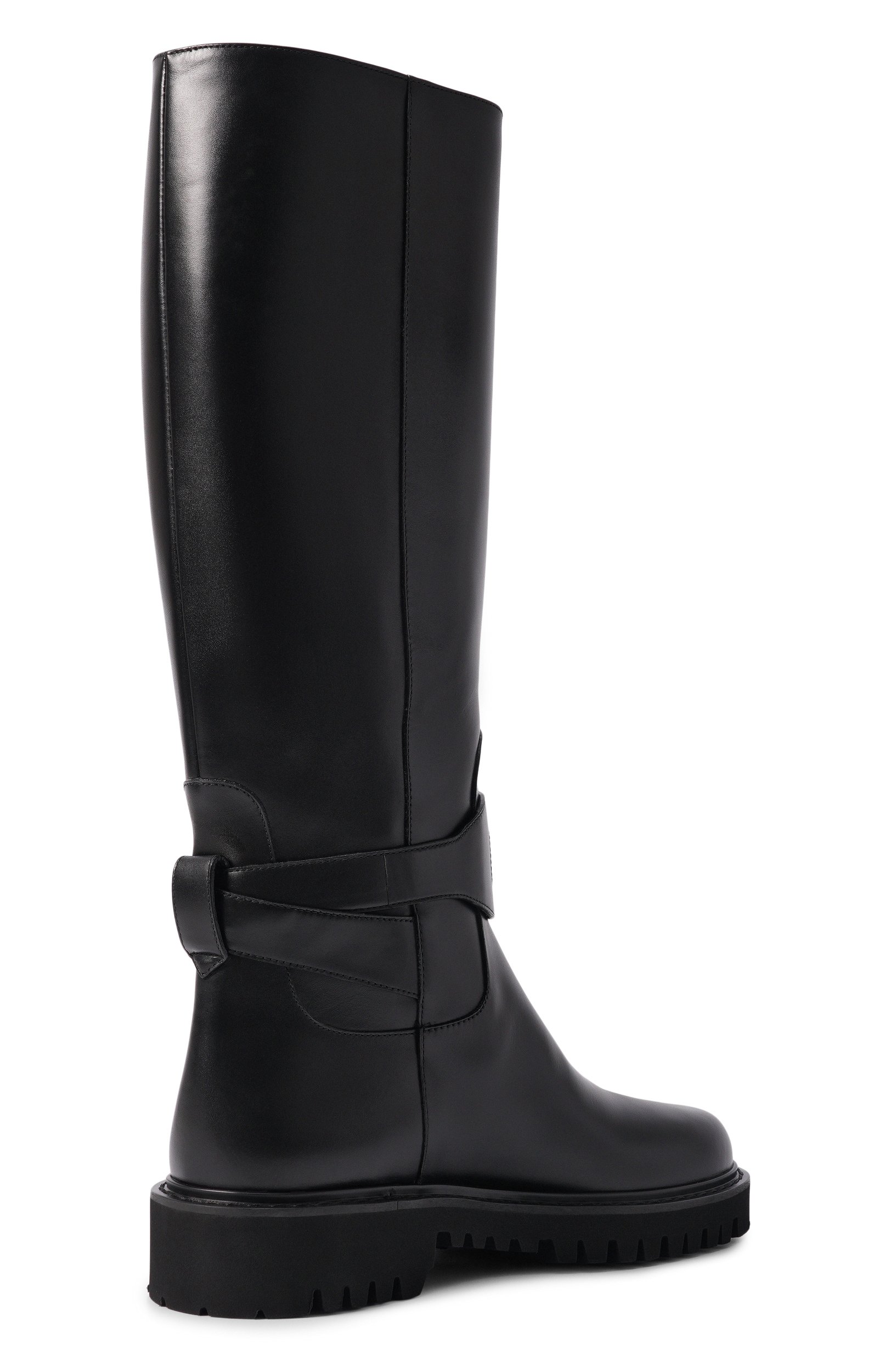Кожаные сапоги vlogo signature VALENTINO черного цвета по цене 225000 руб., арт. 9W2S0QA3/VQK, фото 5 Кожаные сапоги vlogo signature VALENTINO, арт. 9W2S0QA3/VQK, фото 5