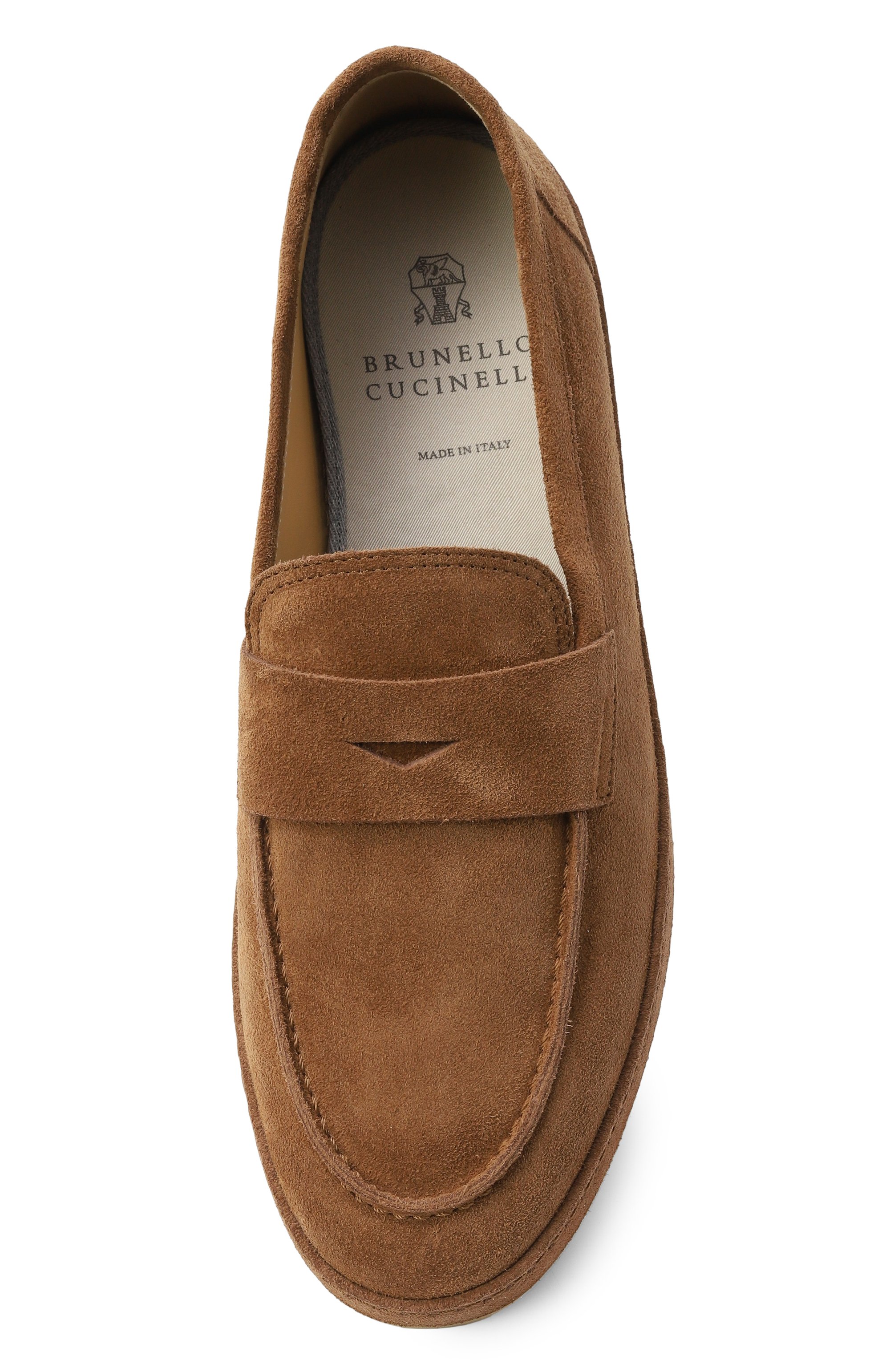 Замшевые пенни-лоферы BRUNELLO CUCINELLI, арт. MPUSISS725, фото 6