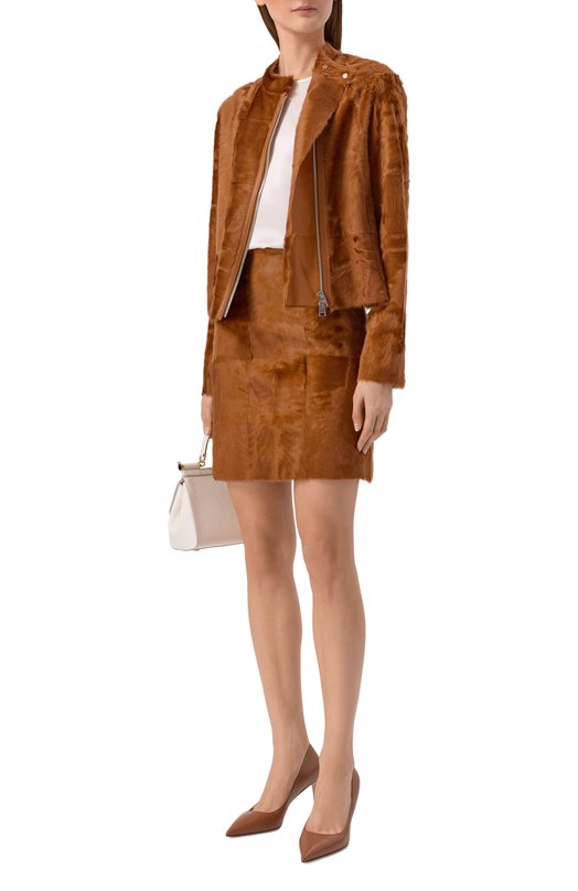 Куртка из овчины Kiton D61581K0921H Коричневый  D61581K0921H Фото 2