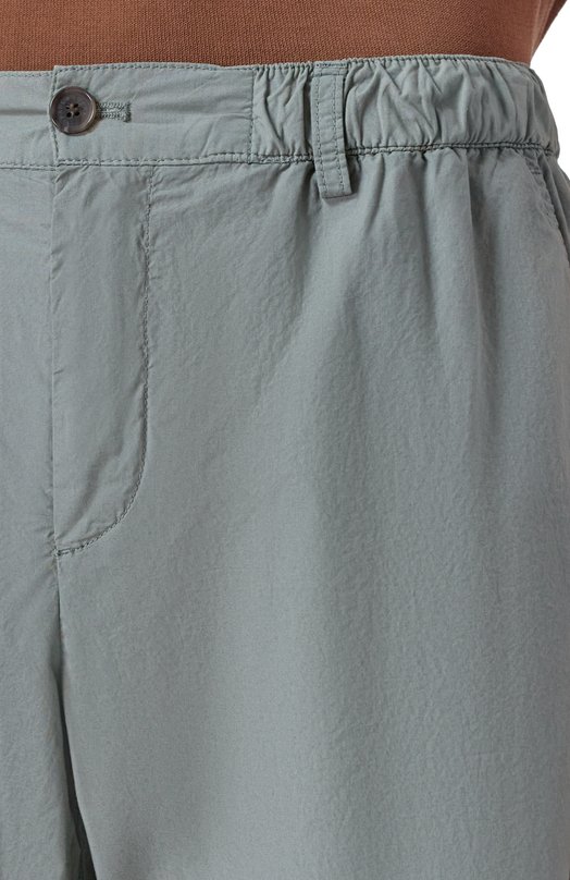 Хлопковые шорты Paul&Shark 25414026 Хаки  25414026 Фото 5