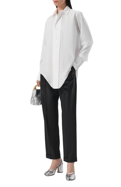 Женская хлопковая рубашка MAISON MARGIELA, арт. S29DT0006/M35308