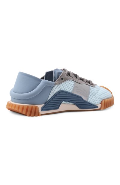 Комбинированные кеды ns1 DOLCE & GABBANA голубого цвета по цене 89950 руб., арт. CS1769/AE122, фото 5 Комбинированные кеды ns1 DOLCE & GABBANA, арт. CS1769/AE122, фото 5