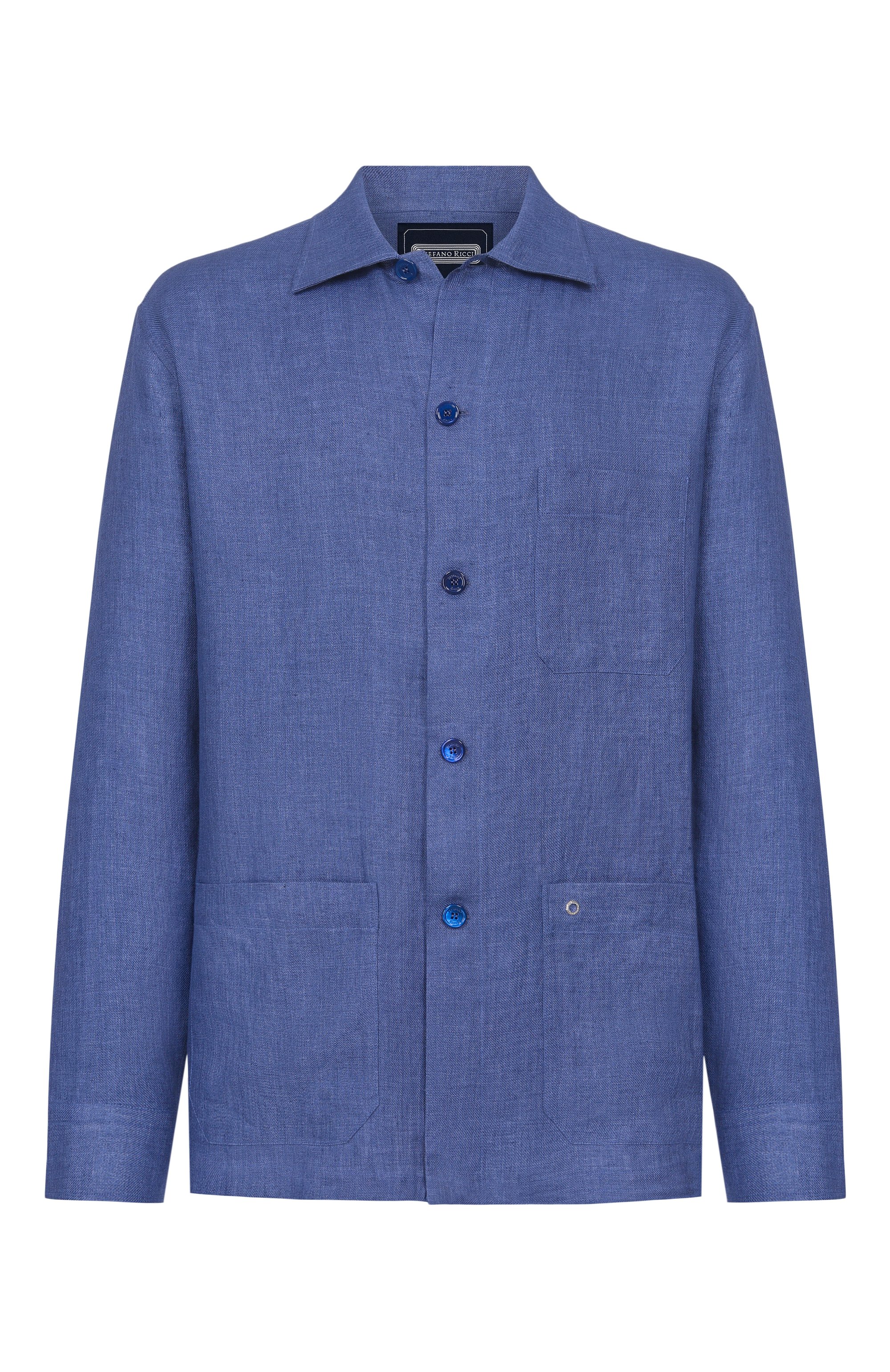 Льняная рубашка STEFANO RICCI, арт. SP008363/BN2930, фото 1