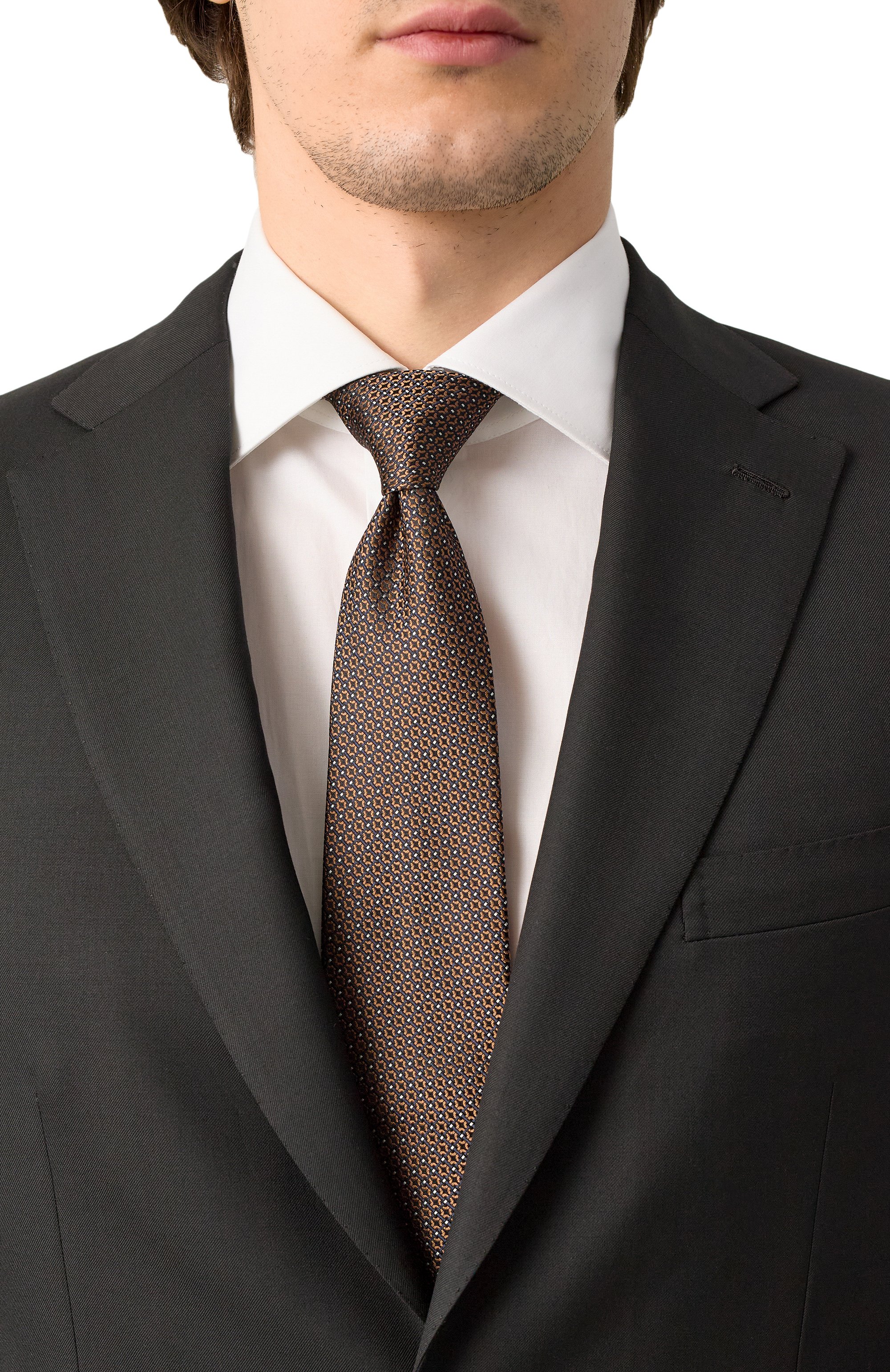 Шелковый галстук CANALI, арт. 18/HJ04235, фото 2