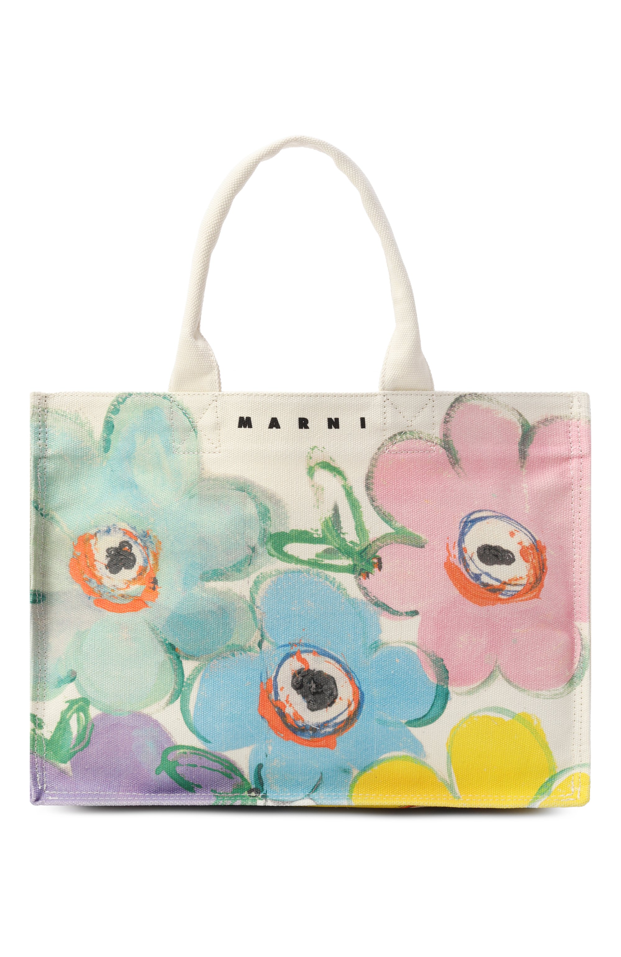 Сумка MARNI кремового цвета по цене 18650 руб., арт. M01822/M00WP, фото 1 Сумка MARNI, арт. M01822/M00WP, фото 1