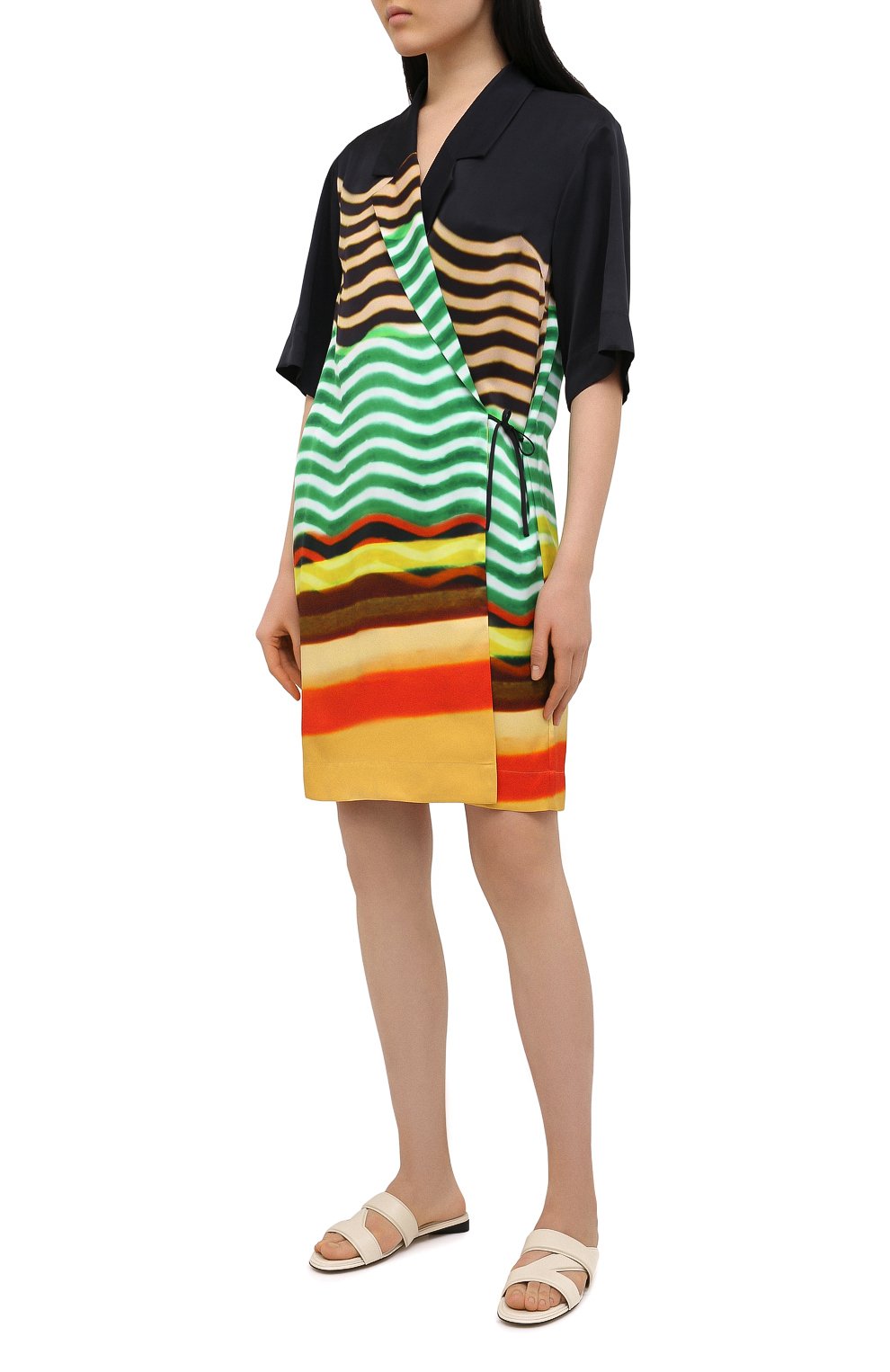 Платье из вискозы DRIES VAN NOTEN, арт. 211-30713-2092, фото 2