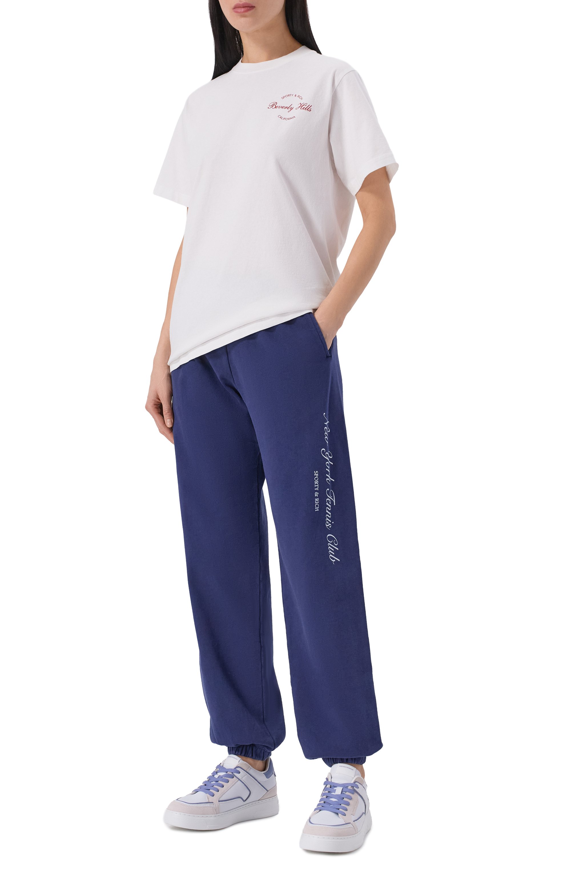 Кожаные кеды EMPORIO ARMANI белого цвета по цене 37800 руб., арт. EW003081/AF25725, фото 3 Кожаные кеды EMPORIO ARMANI, арт. EW003081/AF25725, фото 3