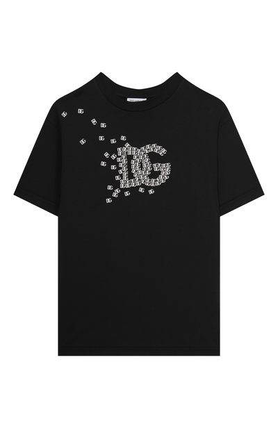 Хлопковая футболка DOLCE & GABBANA, арт. L4JTHV/G7Q0T_001