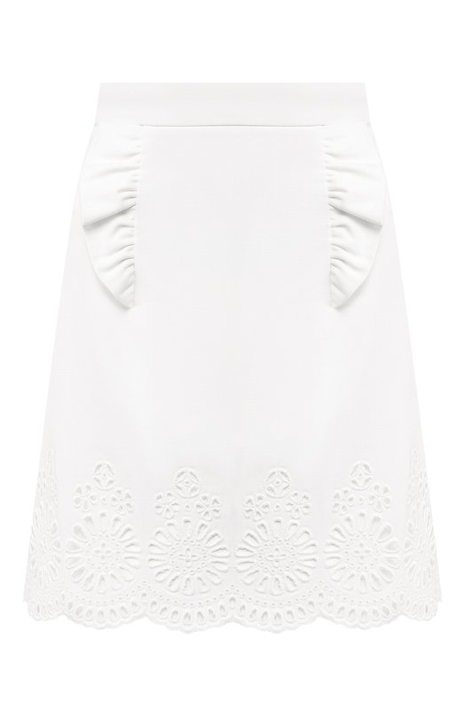 Хлопковая юбка Miu Miu
