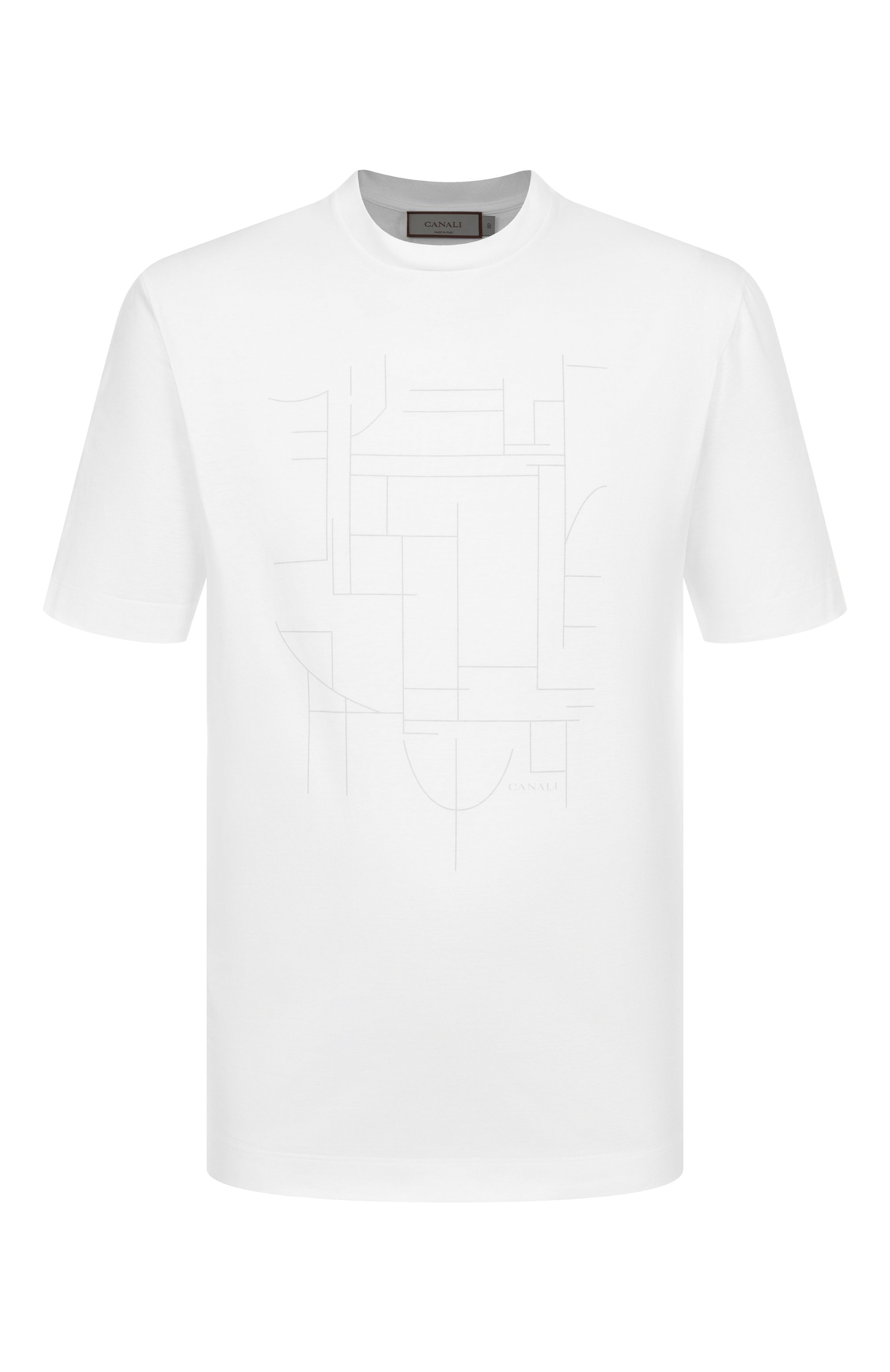 Хлопковая футболка CANALI, арт. T0806P/MJ02254, фото 1