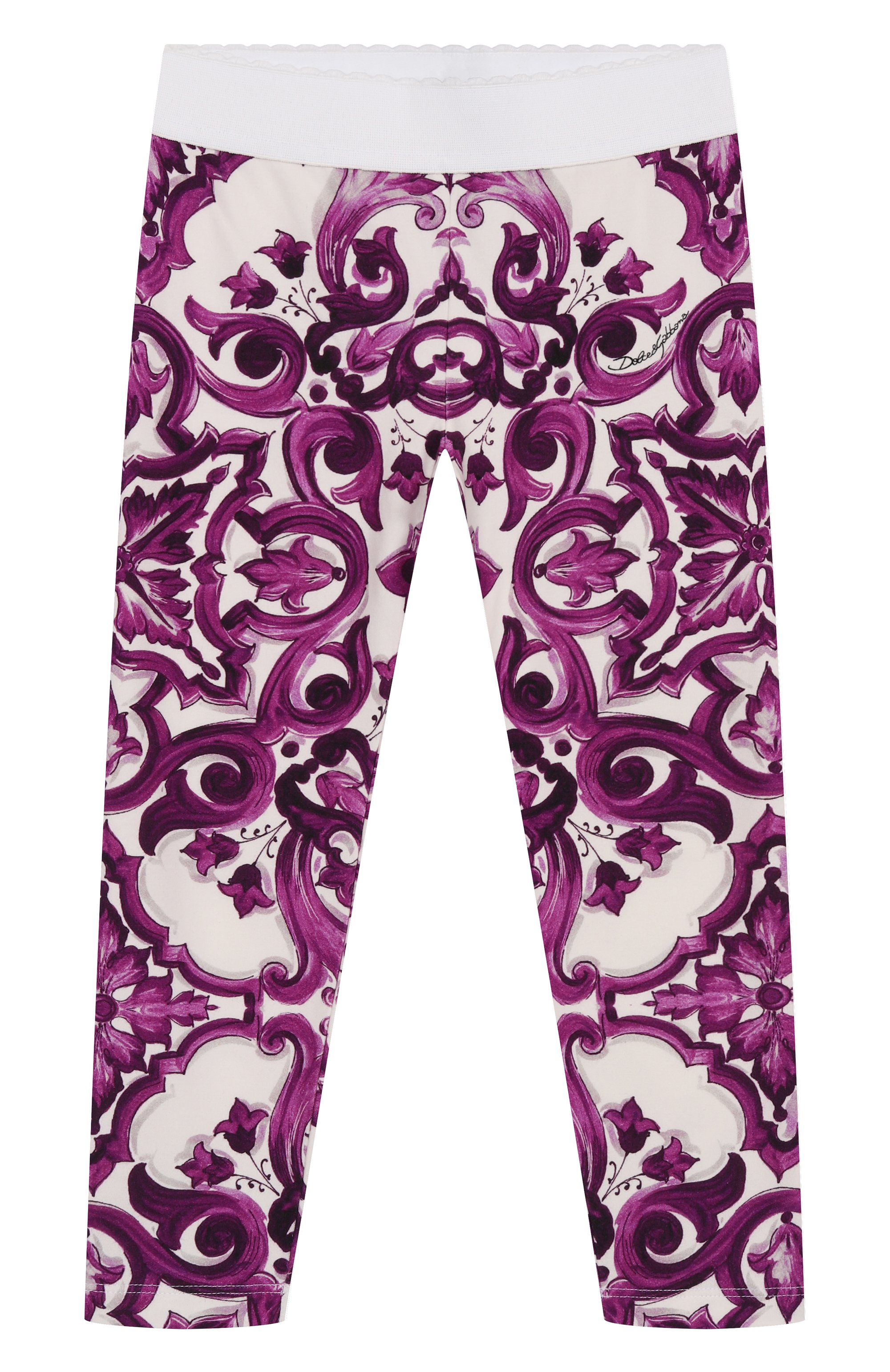 Хлопковые легинсы DOLCE & GABBANA, арт. L5JP5B/HPGF4/8-12+, фото 1
