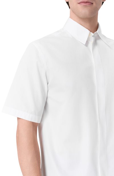 Хлопковая рубашка JIL SANDER белого цвета по цене 127000 руб., арт. J22DL0354/J45001, фото 5 Хлопковая рубашка JIL SANDER, арт. J22DL0354/J45001, фото 5