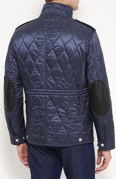 Утепленная стеганая куртка с воротником-стойкой BURBERRY, арт. 4005516, фото 4
