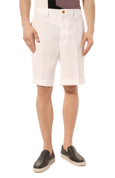 Льняные шорты BRUNELLO CUCINELLI, арт. MW431B6225, фото 3