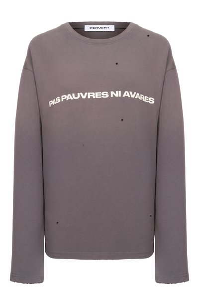 Женская хлопковый лонгслив PERVERT, арт. PE25/LS01/63-02