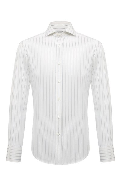 Мужская хлопковая рубашка BRUNELLO CUCINELLI, арт. MY6251718