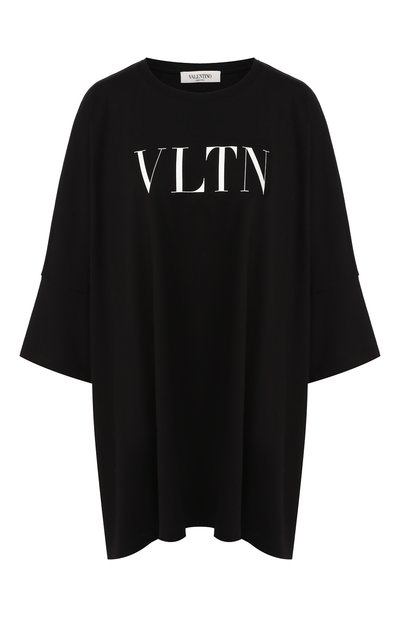 Женская хлопковая футболка VALENTINO, арт. SB3MG02B4RW