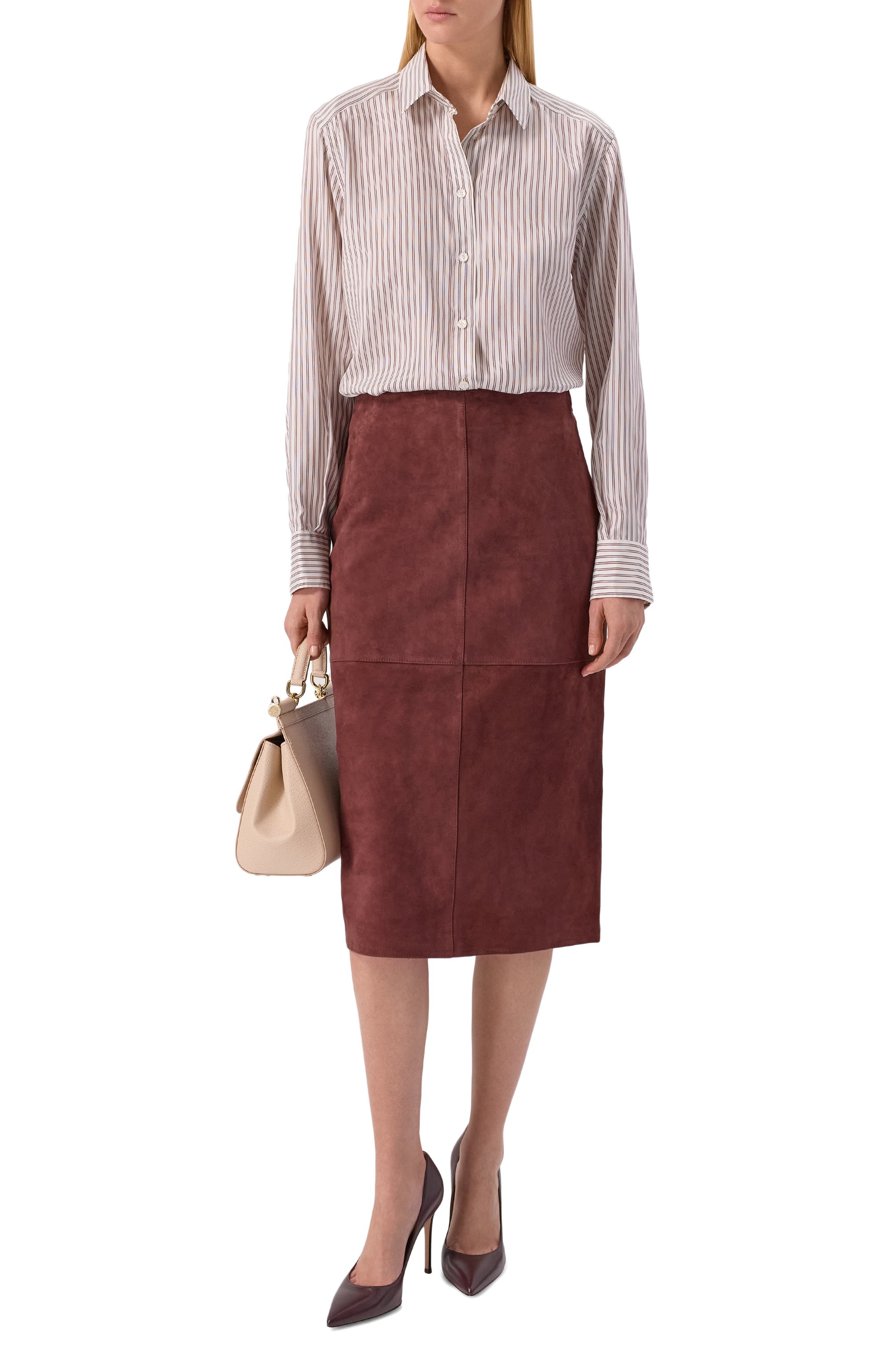 Замшевая юбка WEEKEND MAX MARA, арт. PALA, фото 2