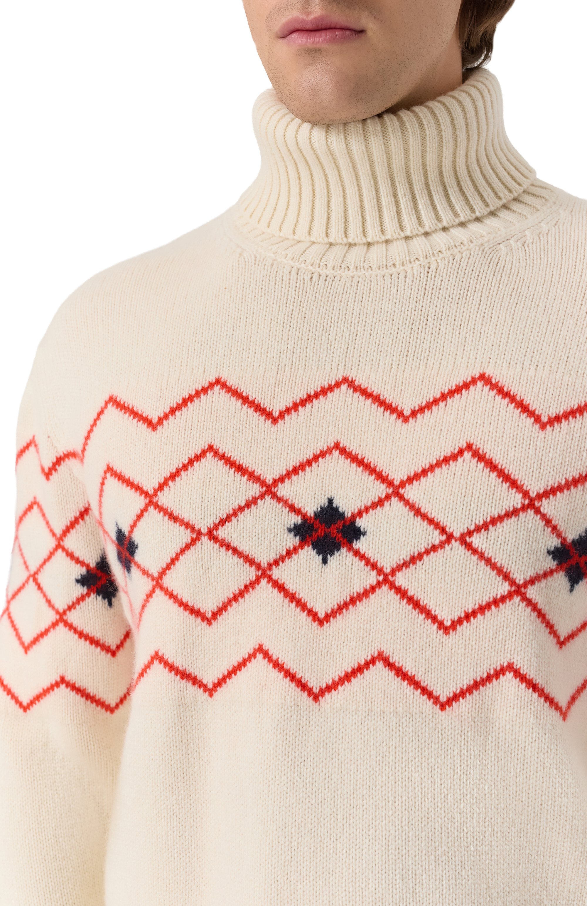 Свитер из шерсти и кашемира KITON, арт. UMM071802, фото 5