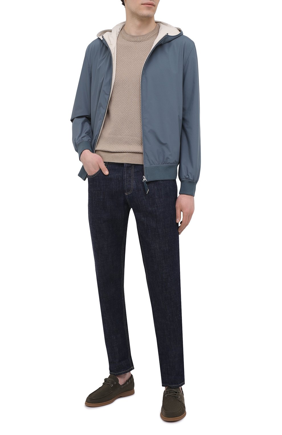 Хлопковый свитер CANALI, арт. C0775/MK01137, фото 2