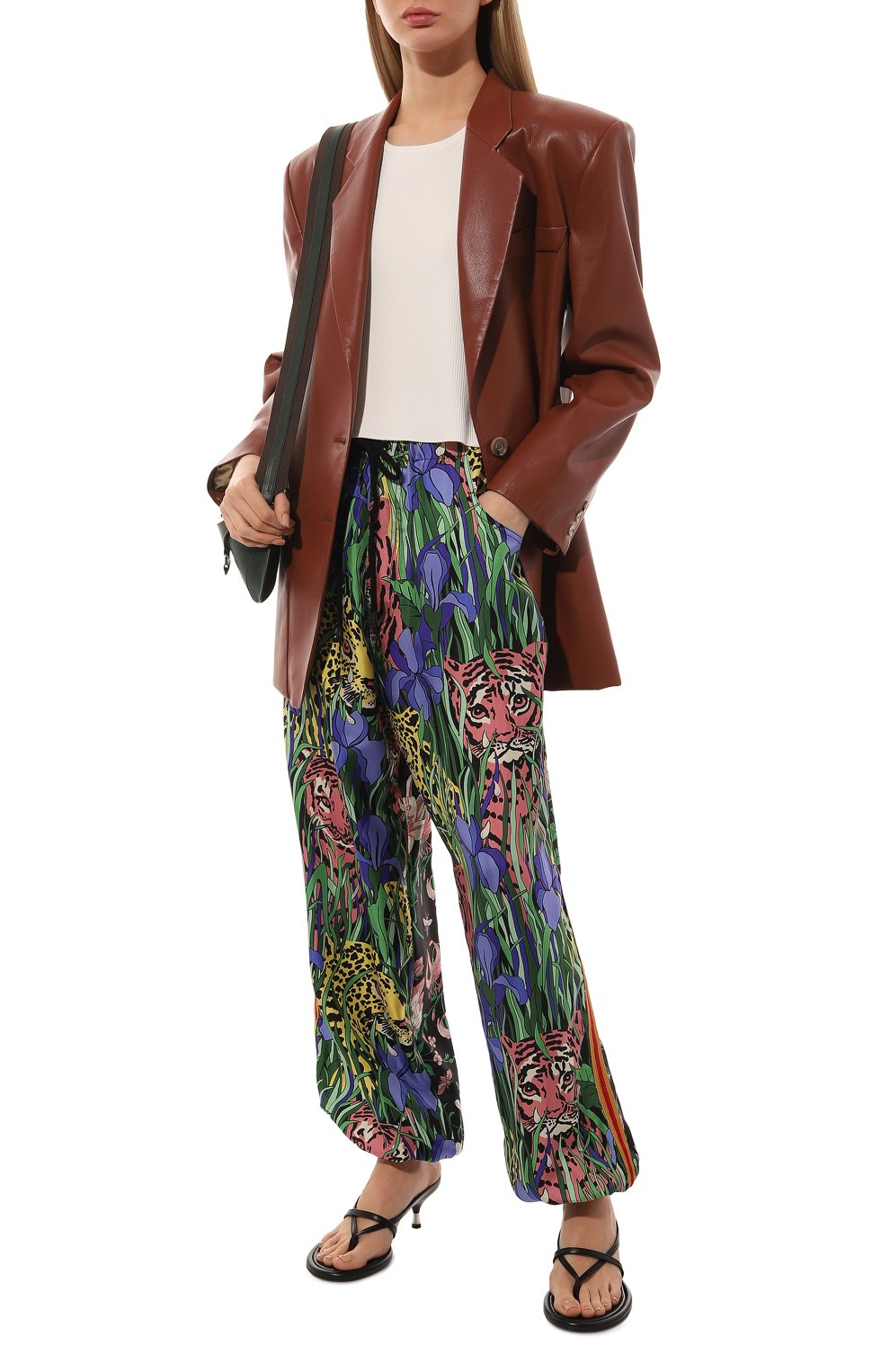 Шелковые джоггеры GUCCI, арт. 572696 XDASX, фото 2