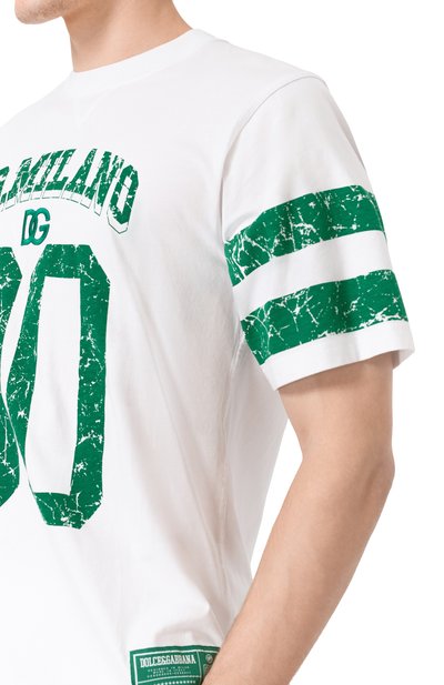 Хлопковая футболка DOLCE & GABBANA, арт. G8RZ2Z/G7NPB, фото 5