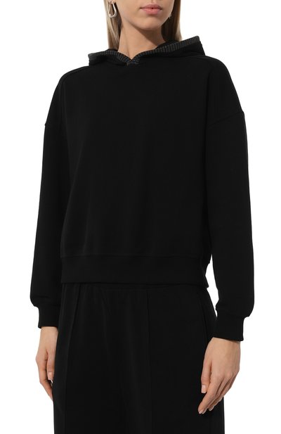 Хлопковое худи BRUNELLO CUCINELLI, арт. MN05NHR209, фото 3