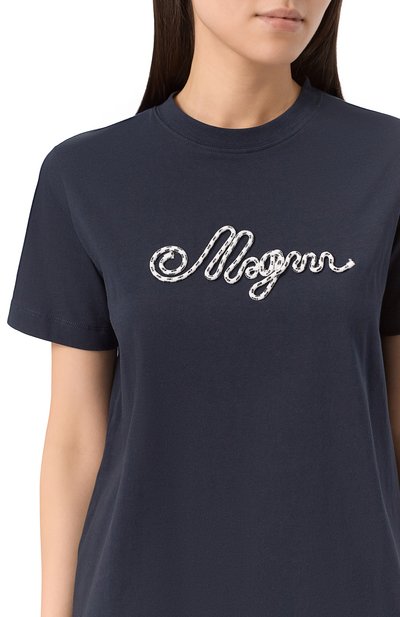 Хлопковая футболка MSGM, арт. 3841MDM130/257097, фото 5