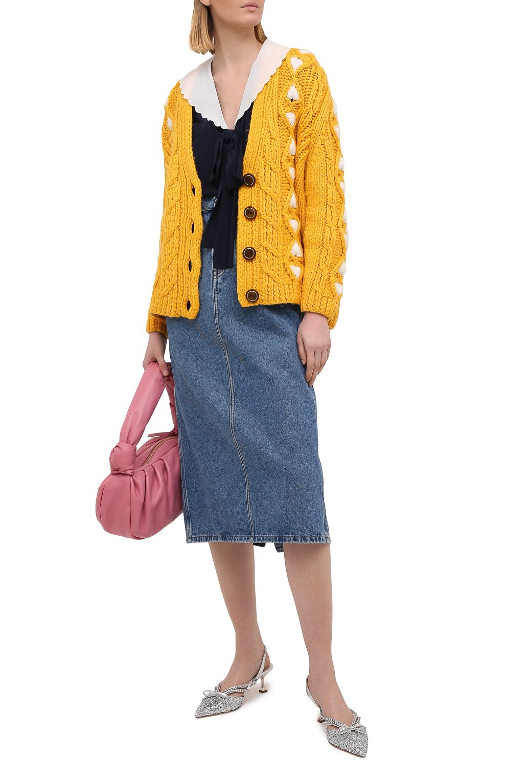 Шелковая блузка MIU MIU, арт. MK1536-1YS3-F0124, фото 2