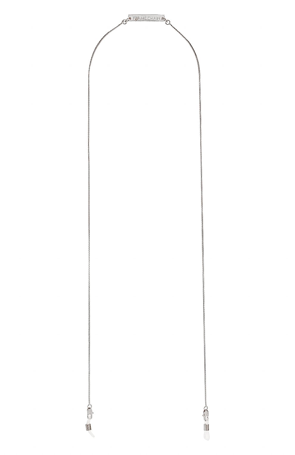Цепочка для очков FRAME CHAIN серебряного цвета по цене 12000 руб., арт. SLINKY WHITE, фото 1 Цепочка для очков FRAME CHAIN, арт. SLINKY WHITE, фото 1