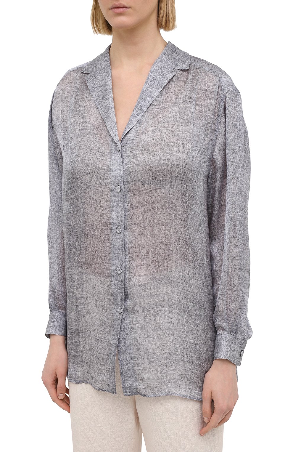 Шелковая рубашка GIORGIO ARMANI, арт. 1SHCCZ34/TZ813, фото 3